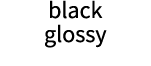 black glossy